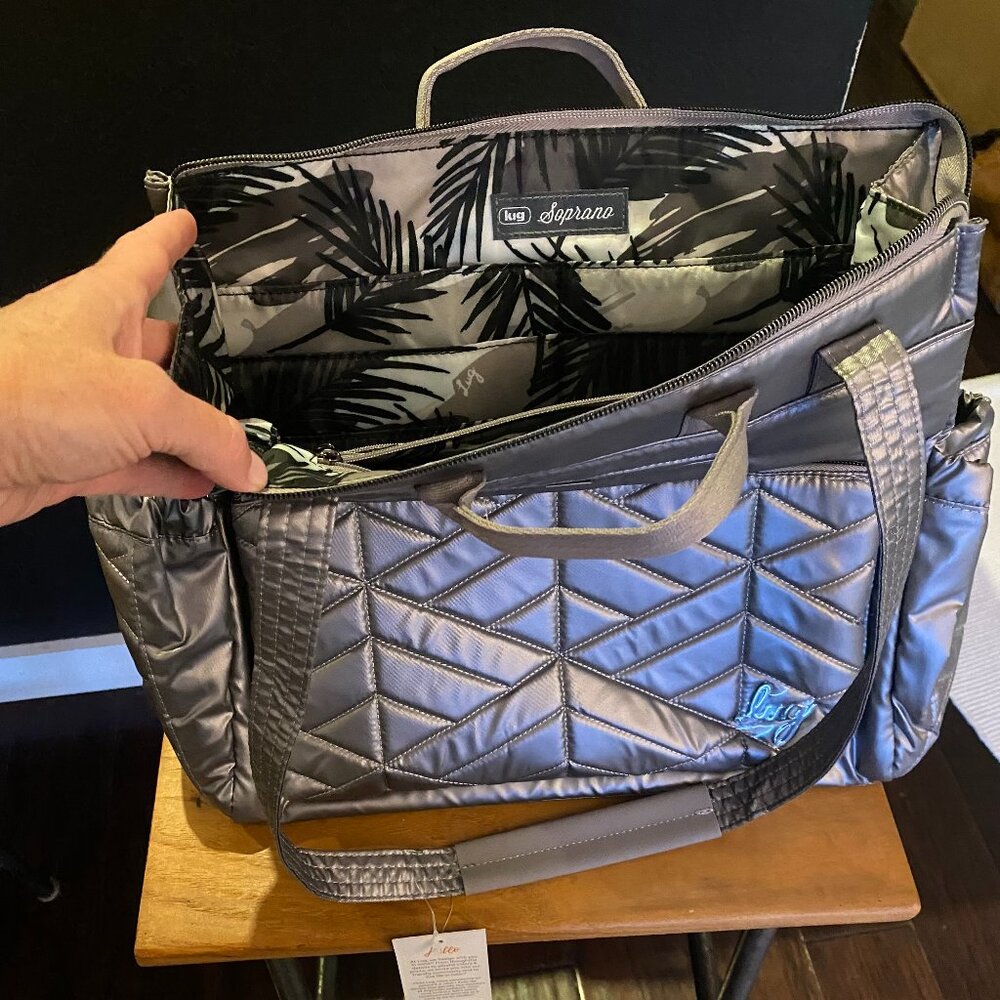 Lug Soprano Tote Bag Metallic NWT